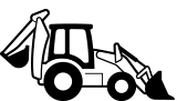 Loader backhoes